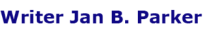 Writer Jan B. Parker logo